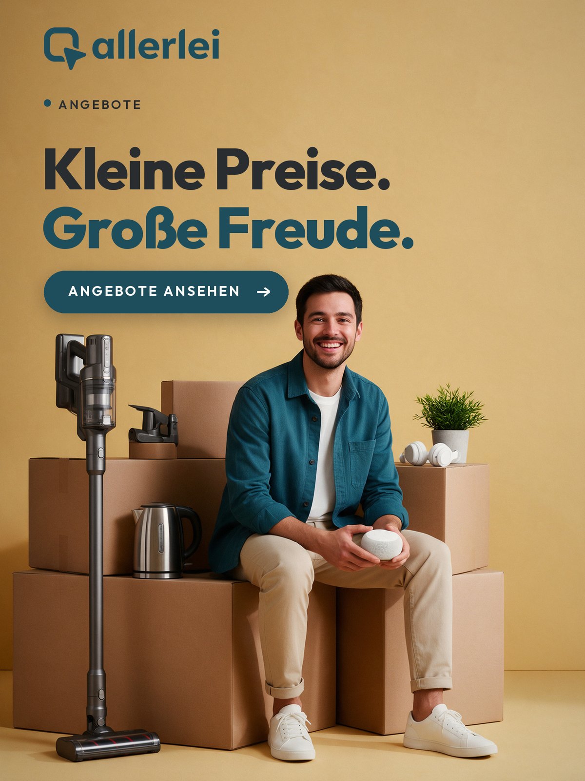 Kleine Preise. Große Freude.